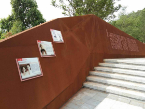 顺义耐候钢挡土墙